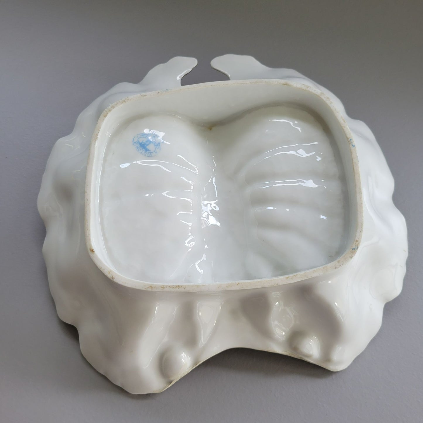 Antique Victoria Carlsbad Victorian Lobster Bowl, c.1891-1918 Austria