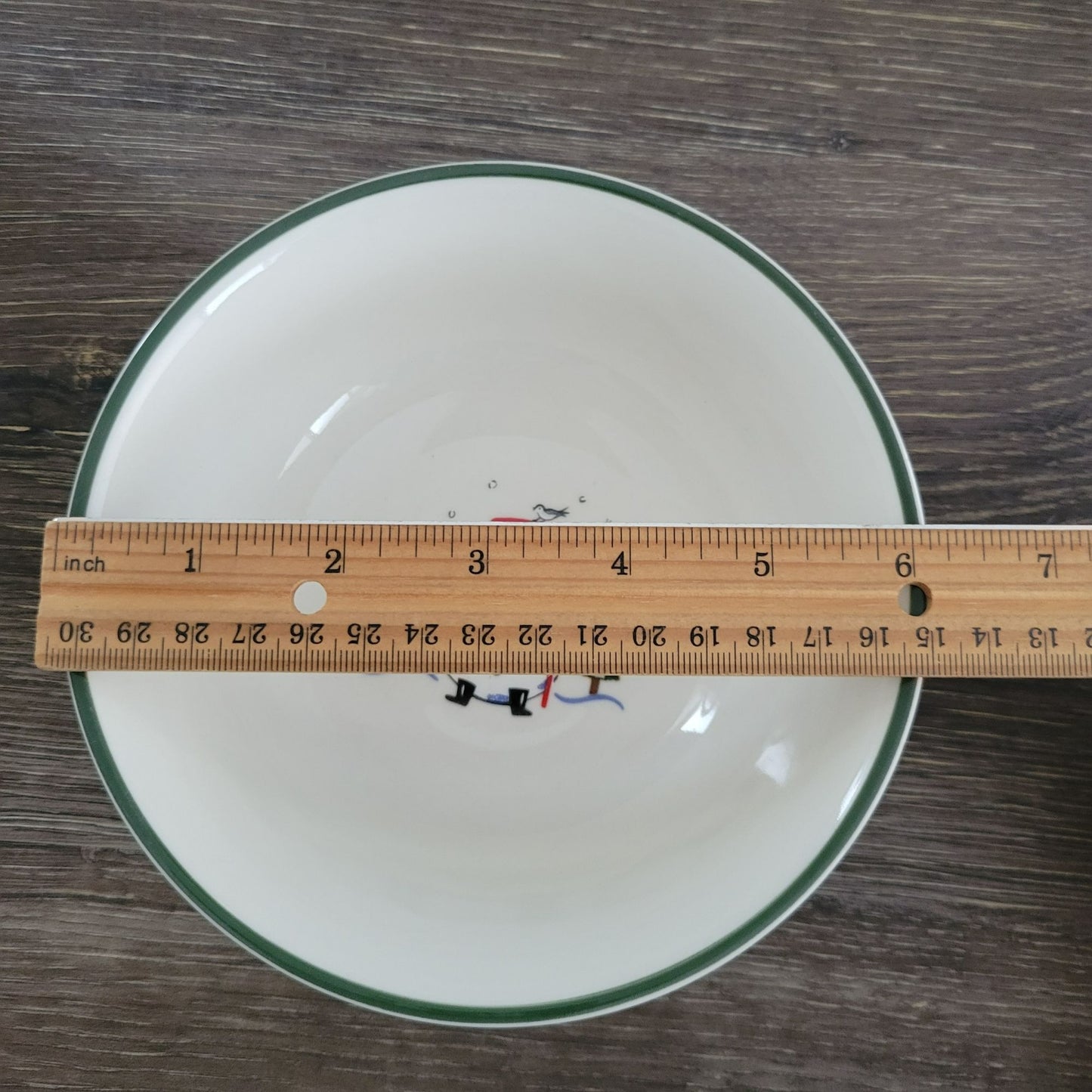 Pfaltzgraff Snow Village Cereal Soup Bowl, Set of 2, c.1990s