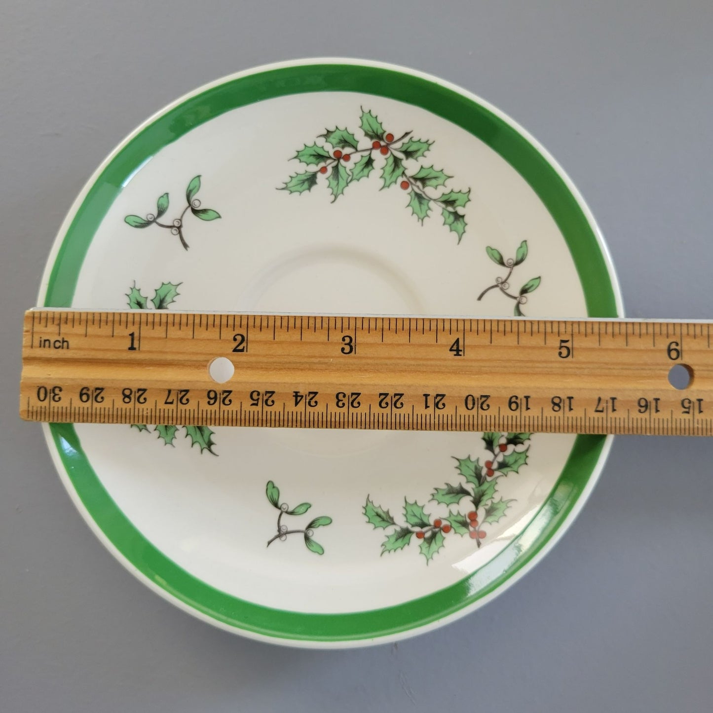 Spode Christmas Tree Cup & Saucer, 2 Sets, England c.1976-89