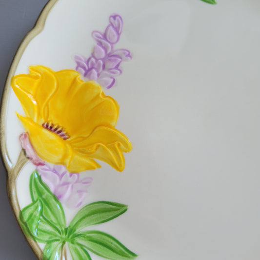 Franciscan Poppy Salad Plate, c.1950-55 USA