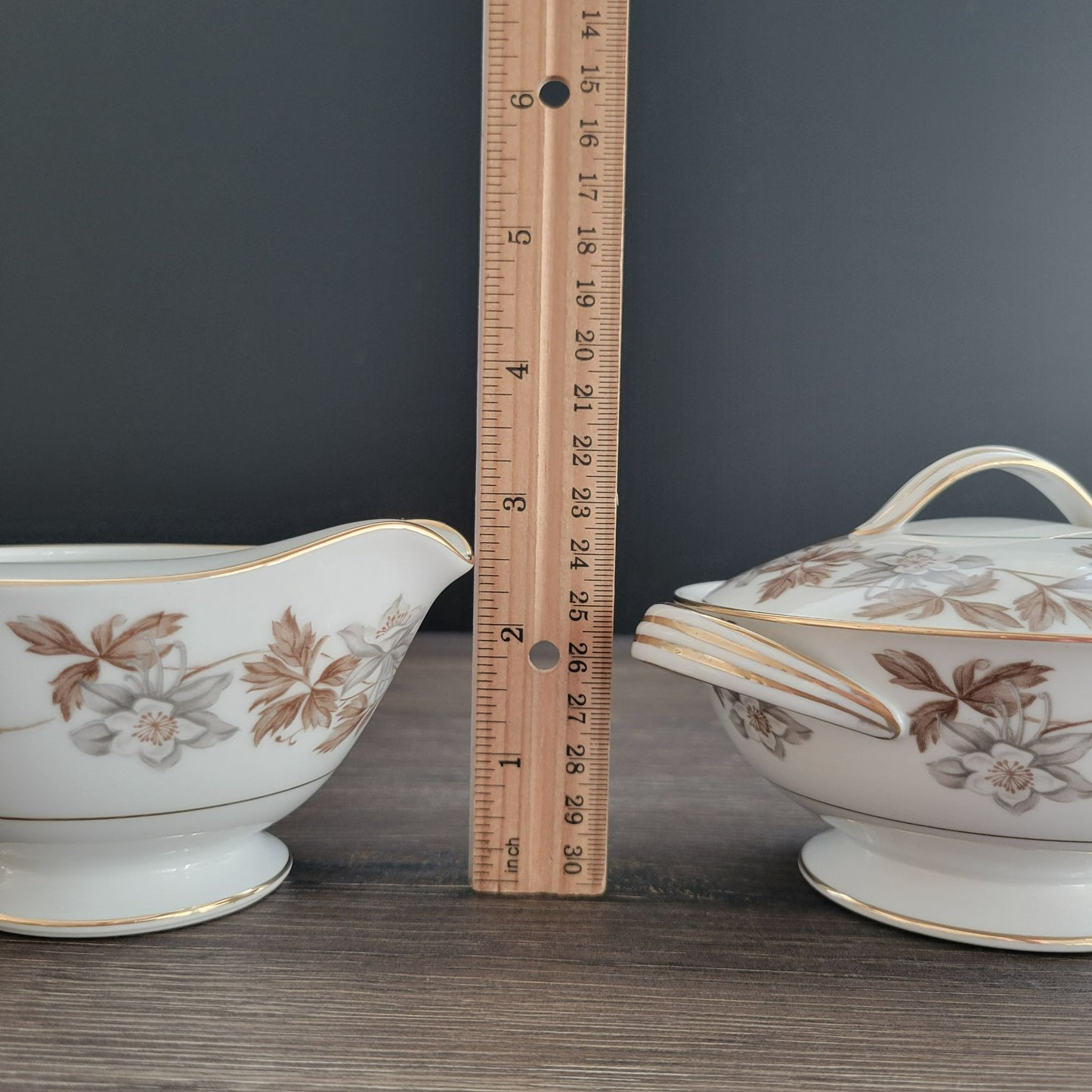 Noritake Allison Creamer & Sugar Bowl, c.1950s Japan