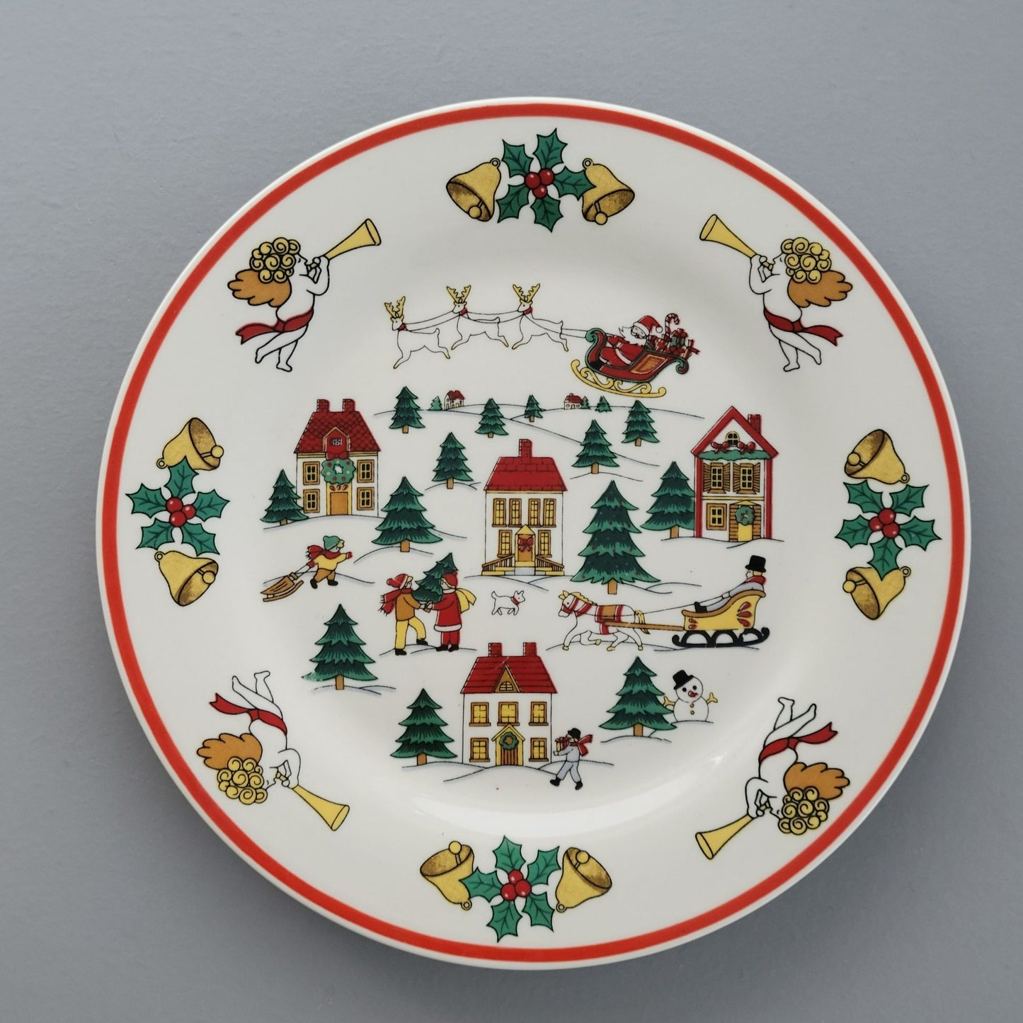 Jamestown The Joy of Christmas Salad Plates, Set of 2