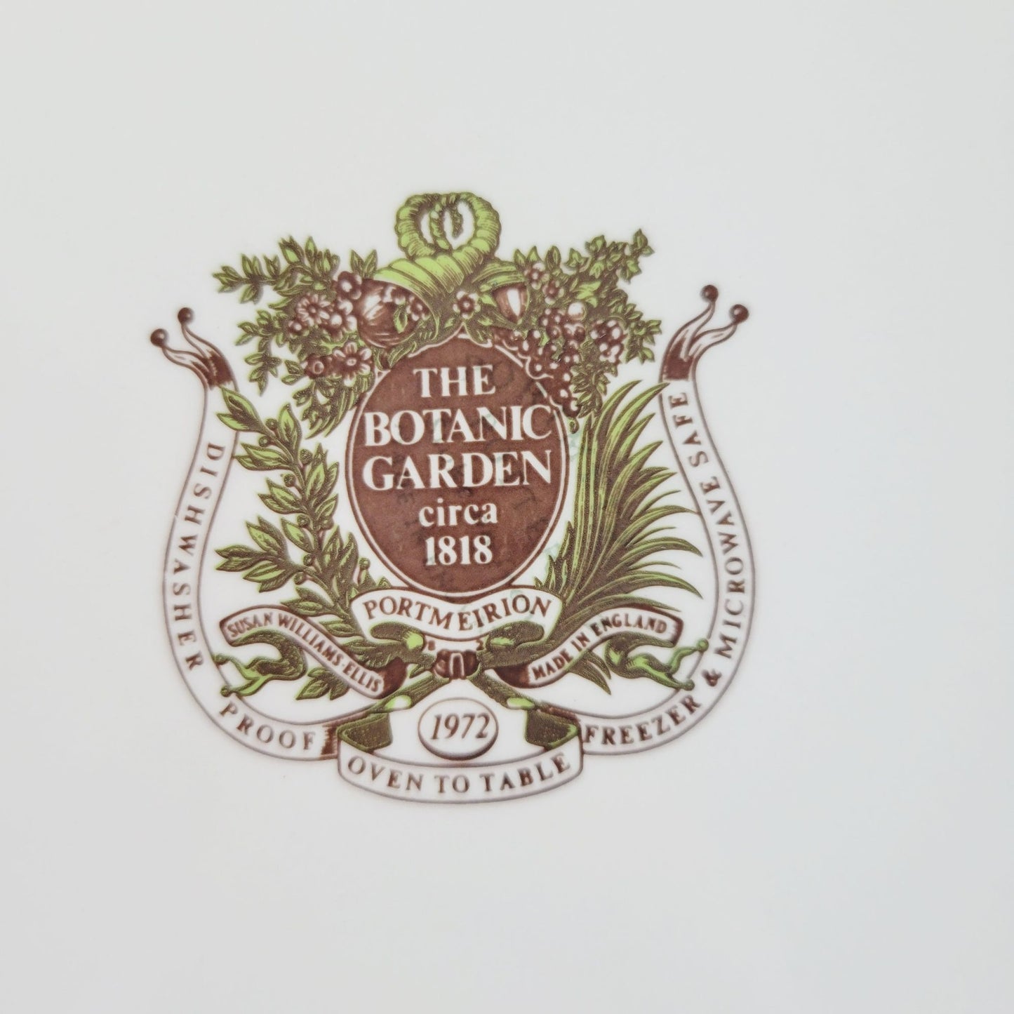 Portmeirion Botanic Garden Treasure Flower Salad Plate, Set of 2