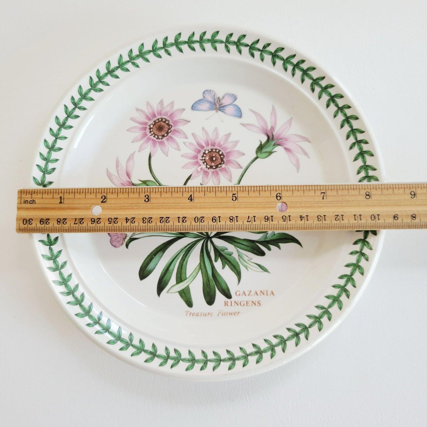 Portmeirion Botanic Garden Treasure Flower Salad Plate, Set of 2