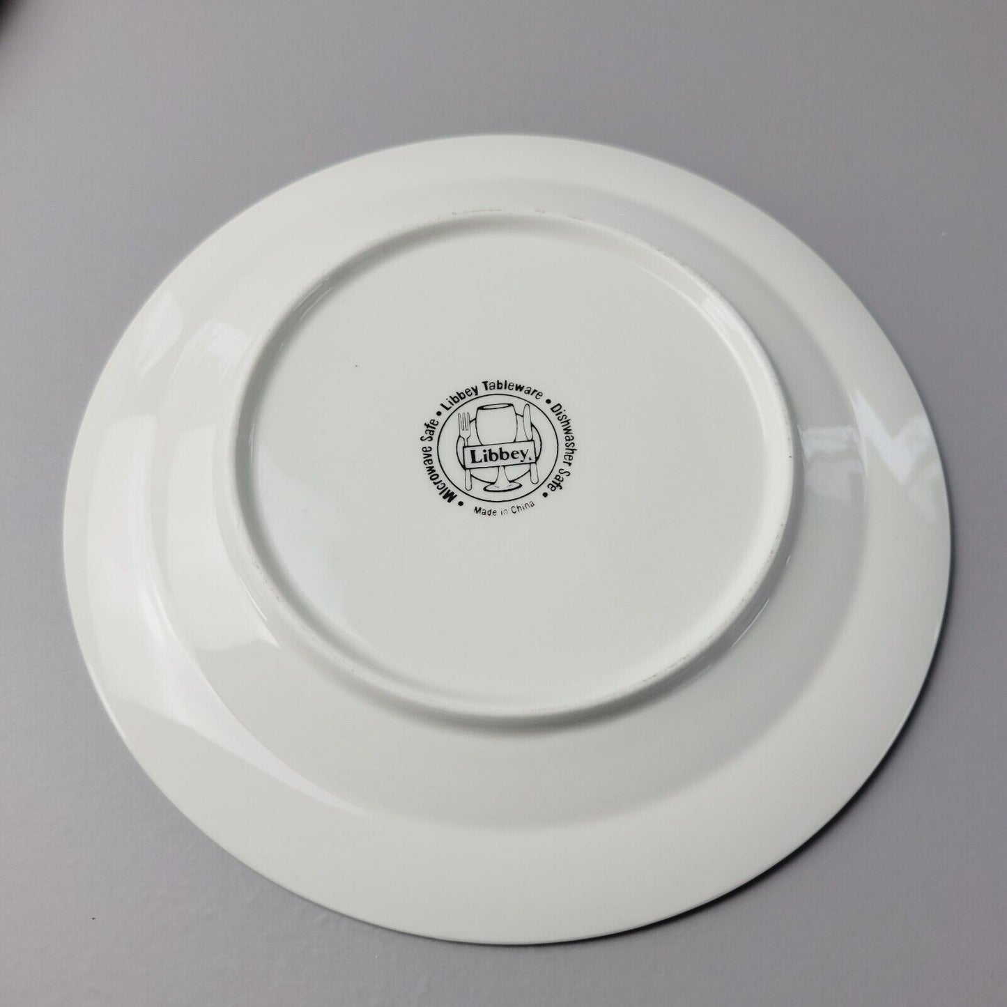 Libbey Snowman Salad Plate, Set of 2