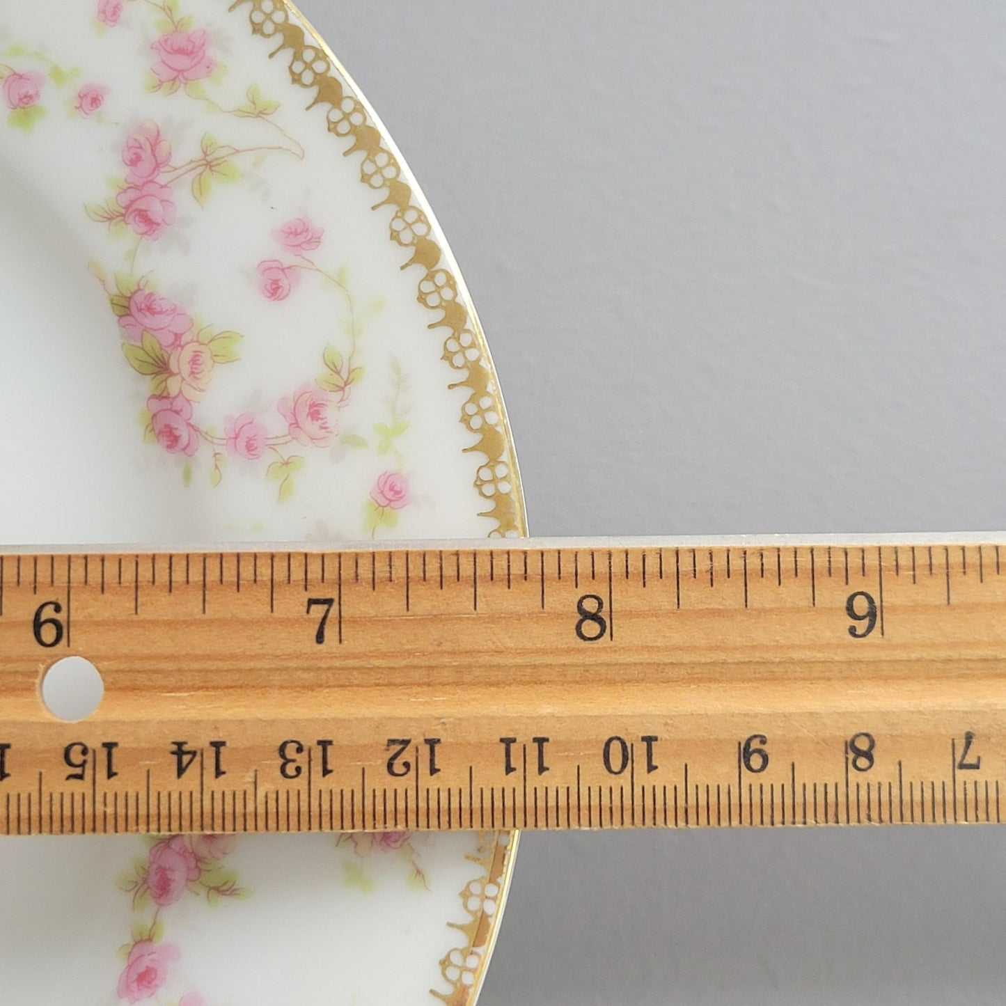 AP Austria Bridal Rose Tapestry Salad Plate, Set of 2