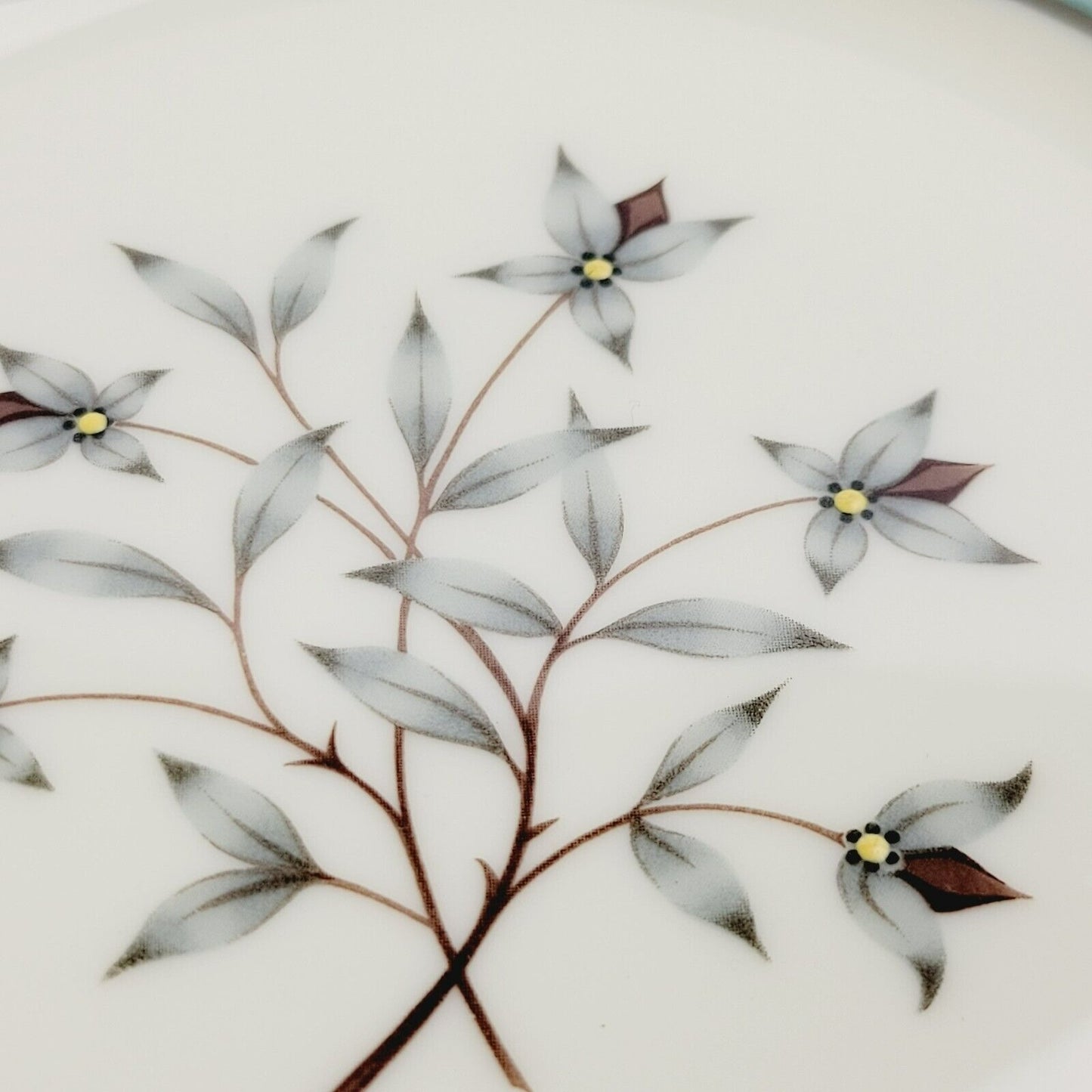 Lenox Kingsley Salad Plate, Platinum Trim, c.1954-79 USA