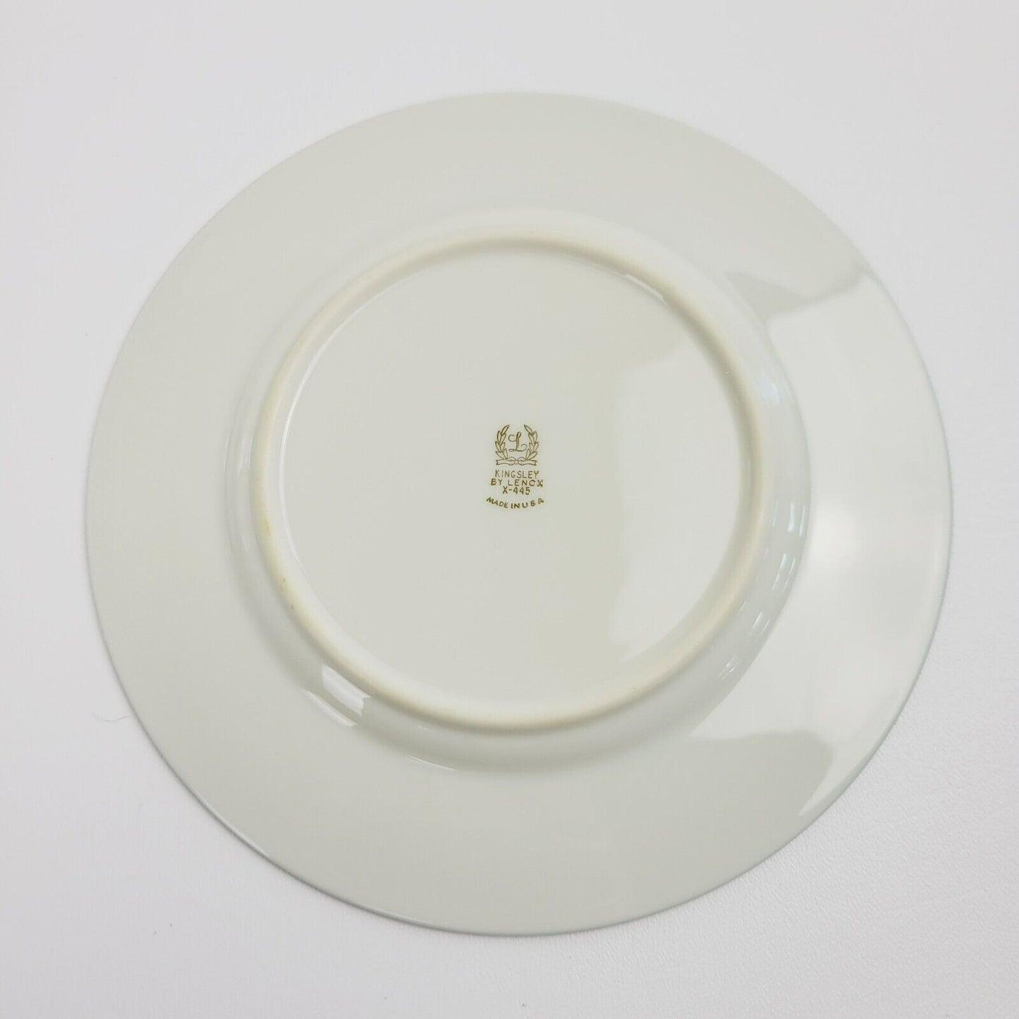 Lenox Kingsley Salad Plate, Platinum Trim, c.1954-79 USA