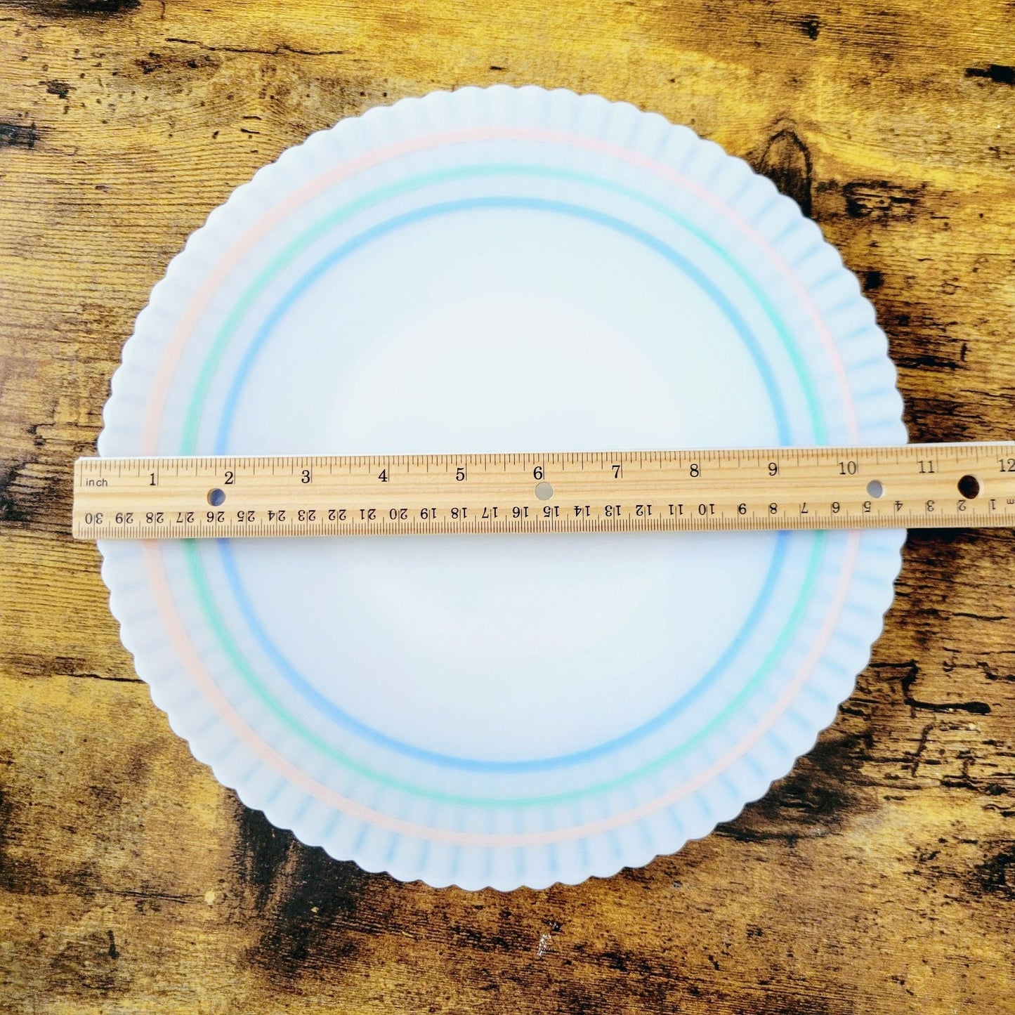 MacBeth Evans Petalware 10" Round Platter
