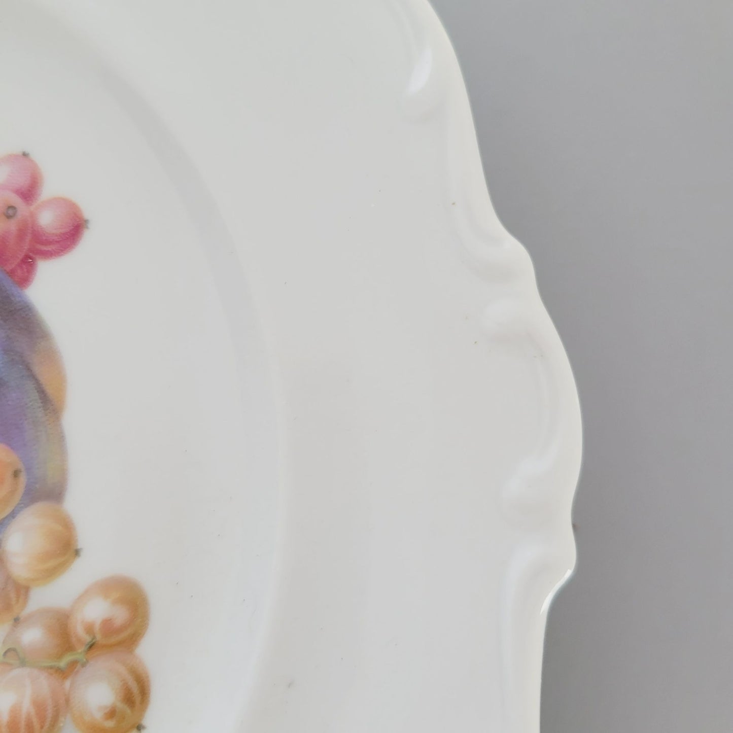 Schumann Fruit Design Salad Plate Set of 2, Embossed Edge, Made in Germany