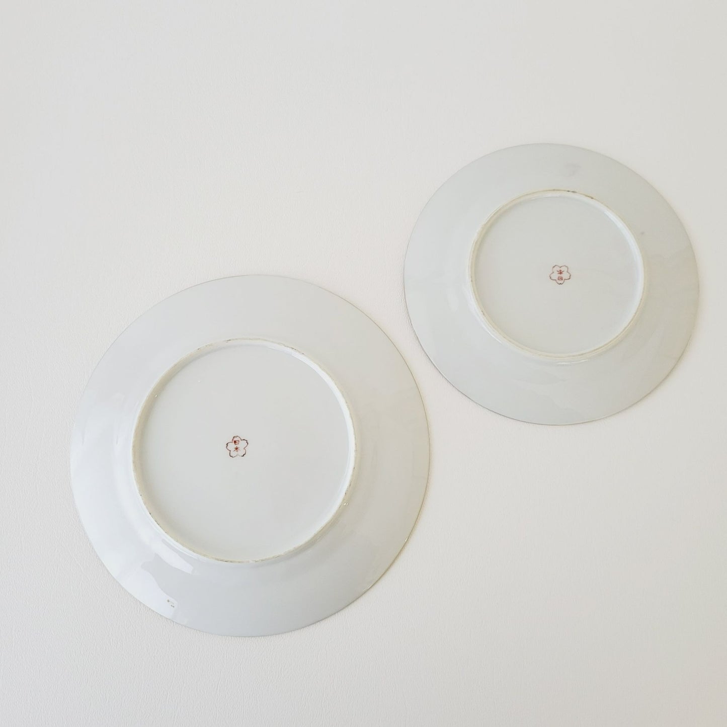 Vintage Japanese Kutani Geisha Girls Salad & Bread Plate Set of 2