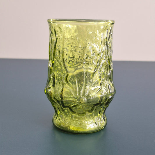 Anchor Hocking RAINFLOWER GREEN Juice Glass, Set of 4, USA Made