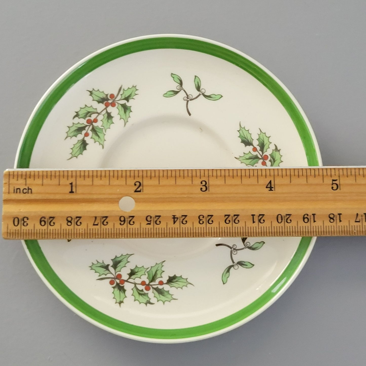 Spode Christmas Tree Demitasse Cup & Saucer Set, Made in England