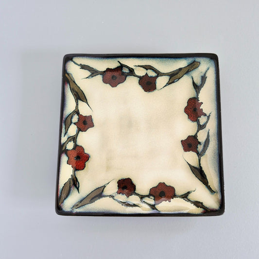 Mikasa "Desert Bloom" Square Bread Plate, Set of 2, c.2009-13