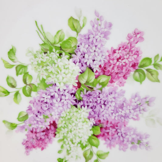 Schumann Lilac Time Round Serving Plate, Made in Germany