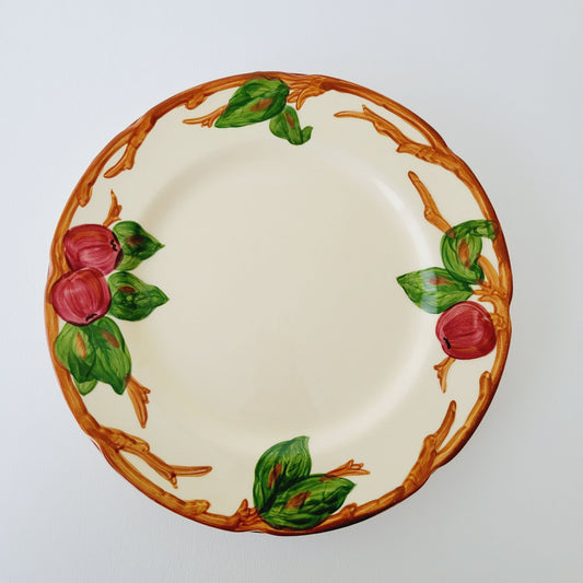 Franciscan Apple Dinner Plate Set of 4, FLAWED, USA Made