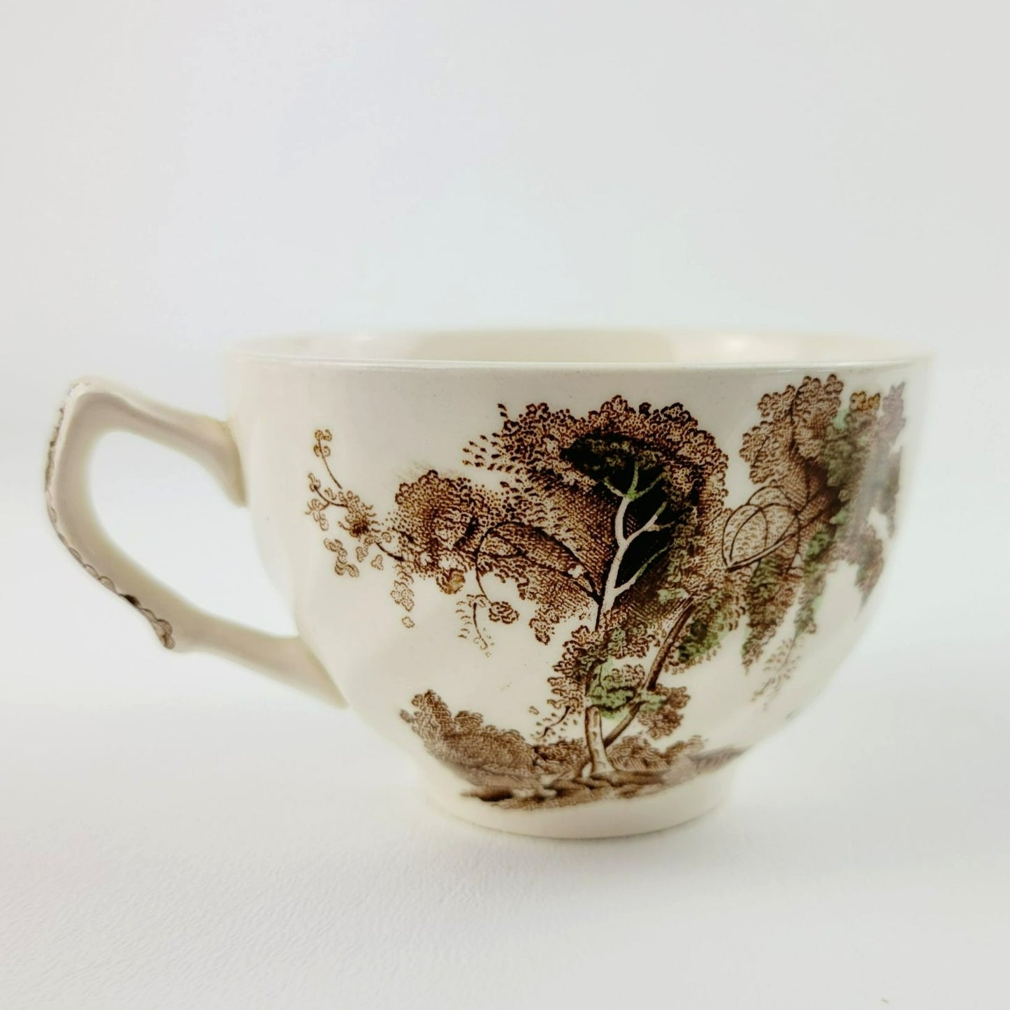 Johnson Bros The Old Mill Tea Cup & Saucer, Countryside Scene, c.1952-77 England