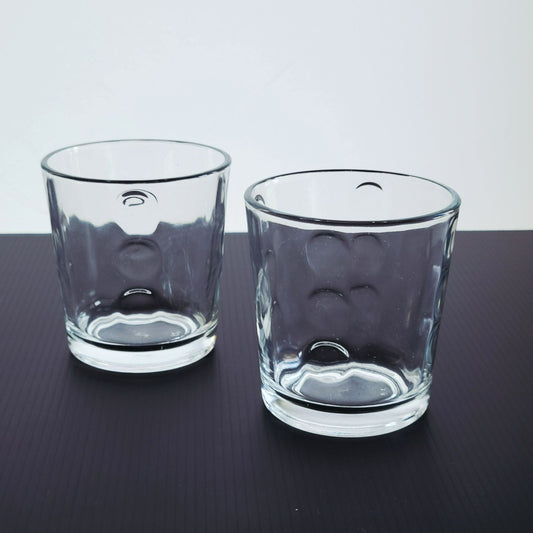 Libbey Glass "Urban Clear" Old Fashioned Glasses, Set of 2, USA Made