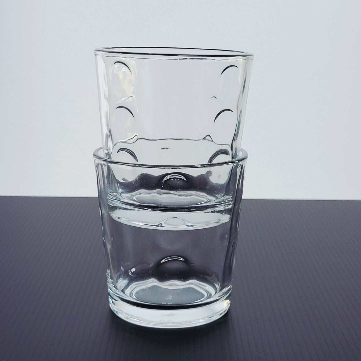 Libbey Glass "Urban Clear" Old Fashioned Glasses, Set of 2, USA Made