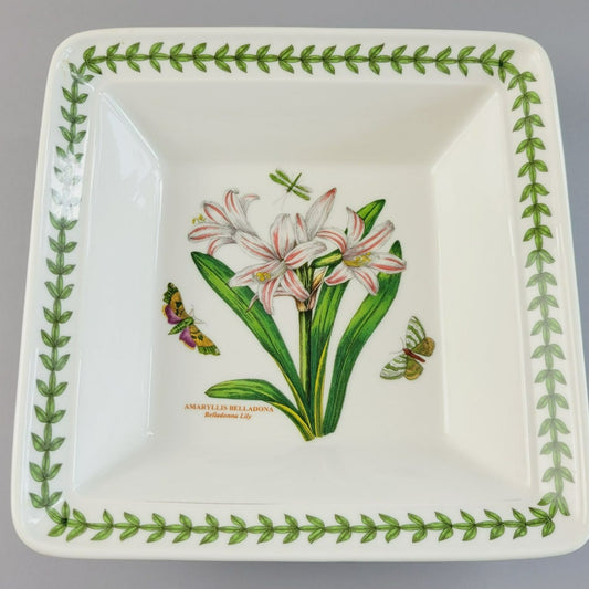 Portmeirion Botanic Garden Belladonna Lily 7" Low Square Bowl