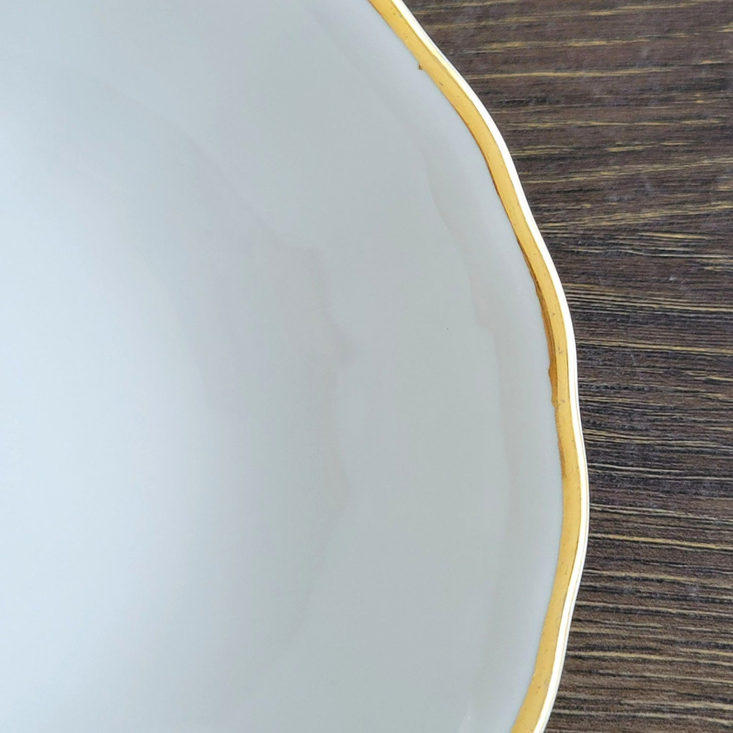Favolina-Karolina Golden Wedding Berry Dessert Bowl Set of 2, Made in Poland
