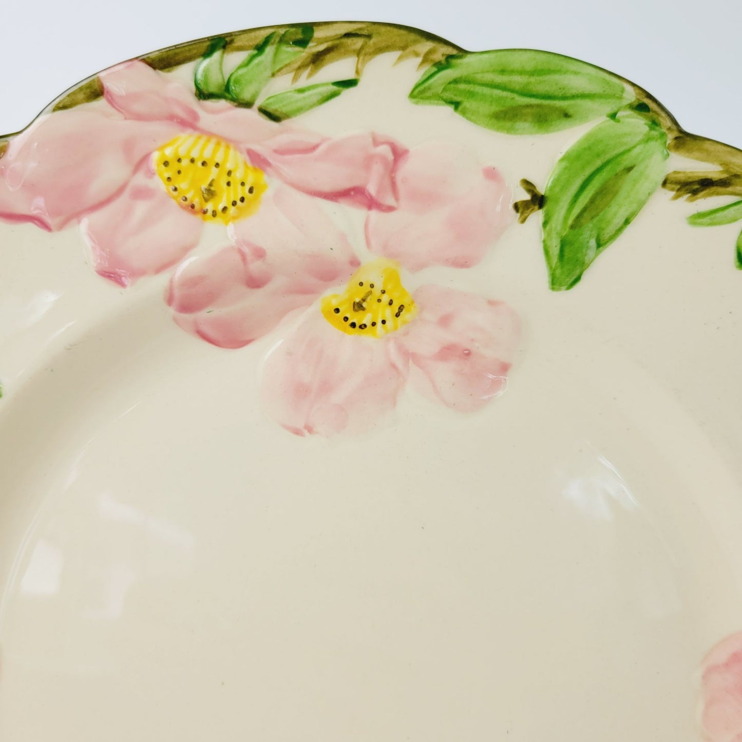 Franciscan Desert Rose Luncheon Plate, c.1940-47 USA
