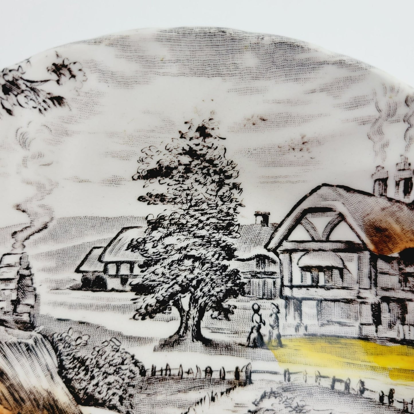 Staffordshire Yorkshire Dessert Bowl Set of 2, Made in England