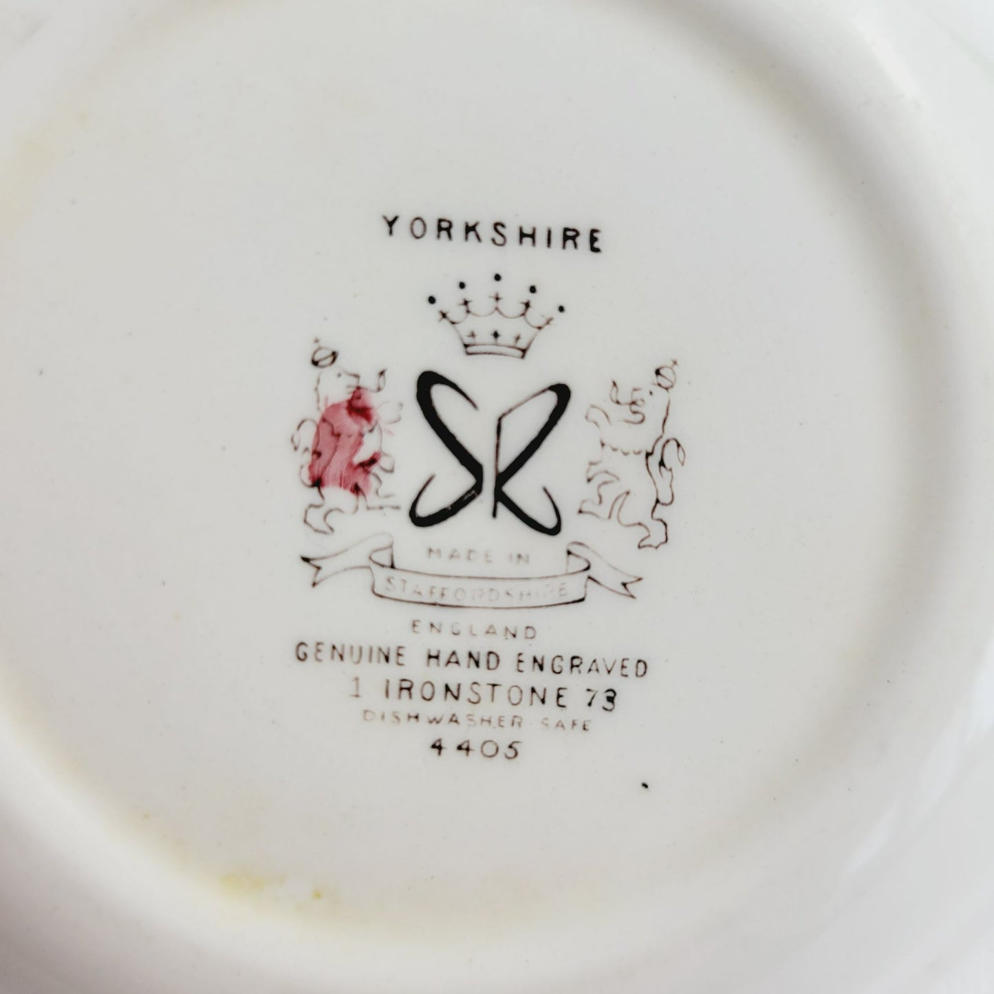 Staffordshire Yorkshire Dessert Bowl Set of 2, Made in England