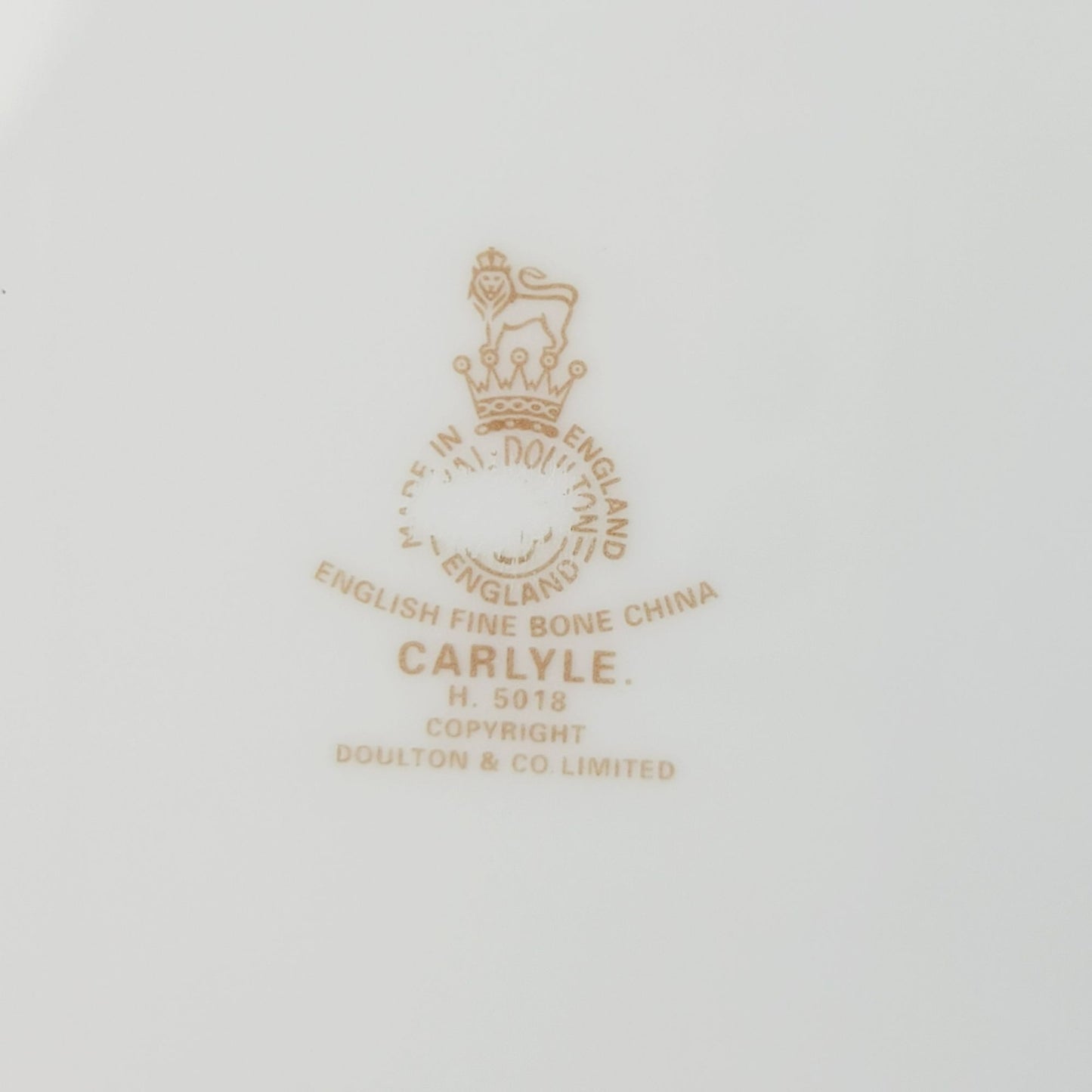 Royal Doulton Carlyle Dinner Plate, Made in England