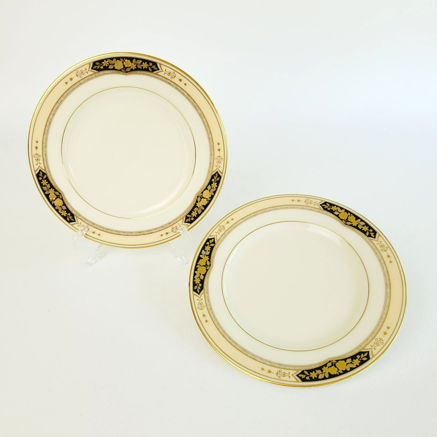 Mikasa "Crown Hall" Bread Plate Set of 2, c.1999-2001 Japan