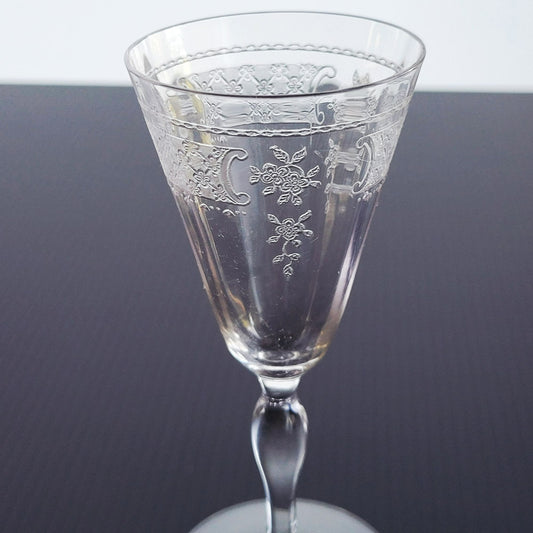 Fostoria Washington Cordial Sherry Glass Set of 2, c.1923-28 USA