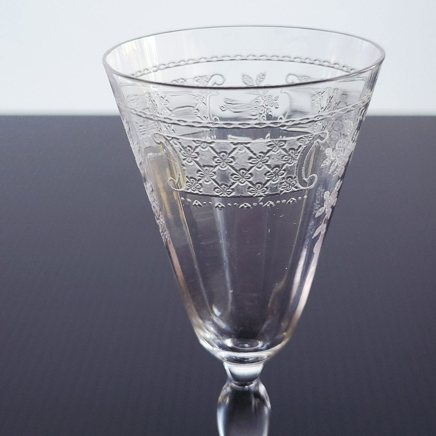 Fostoria Washington Cordial Sherry Glass Set of 2, c.1923-28 USA