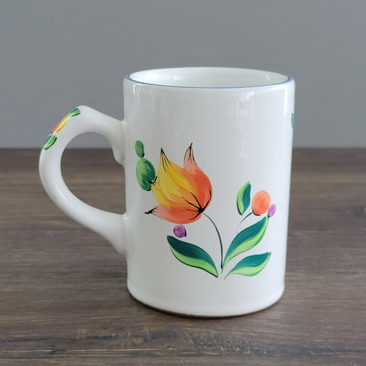 Herend Village Pottery Morning Song Coffee Mug, Made in Hungary