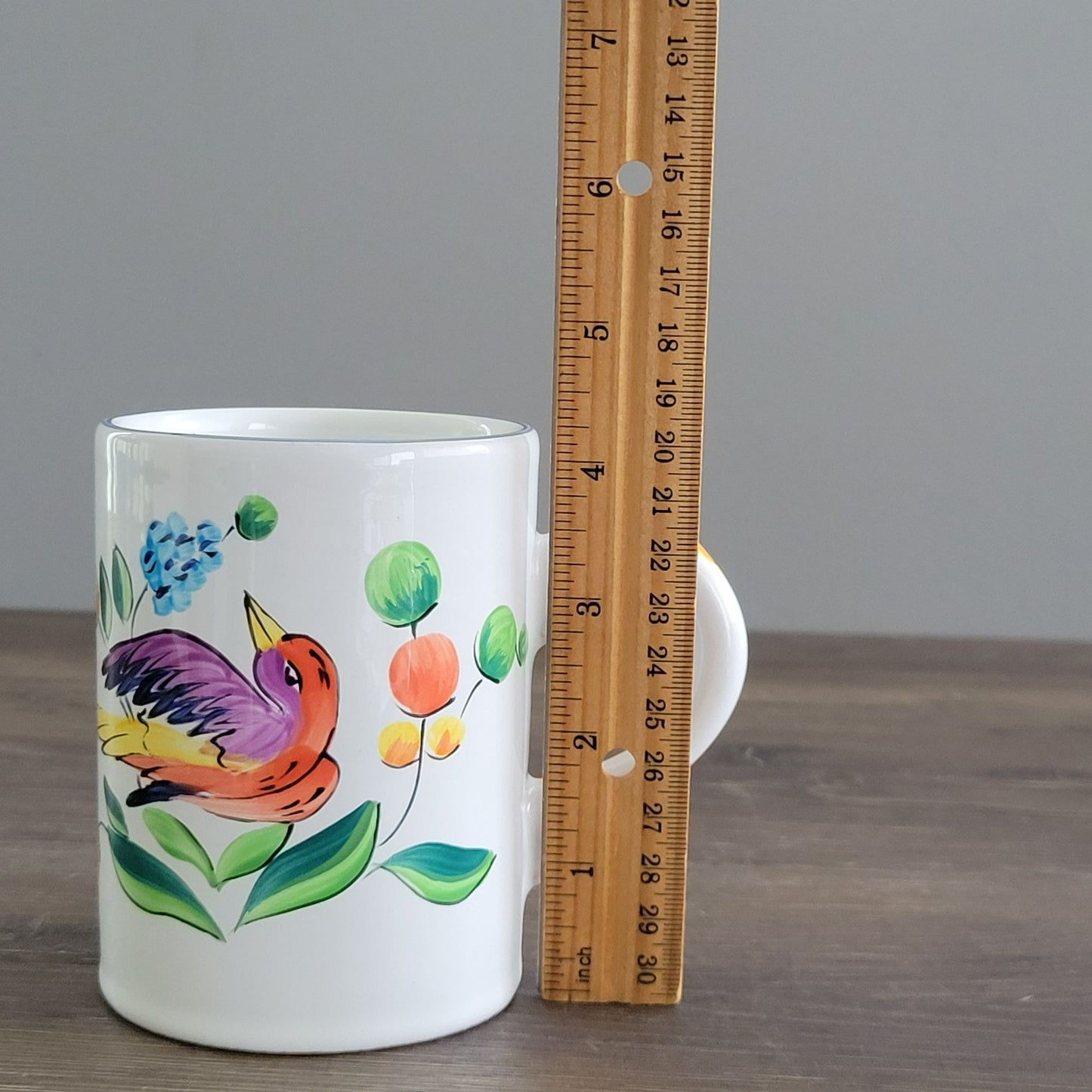 Herend Village Pottery Morning Song Coffee Mug, Made in Hungary