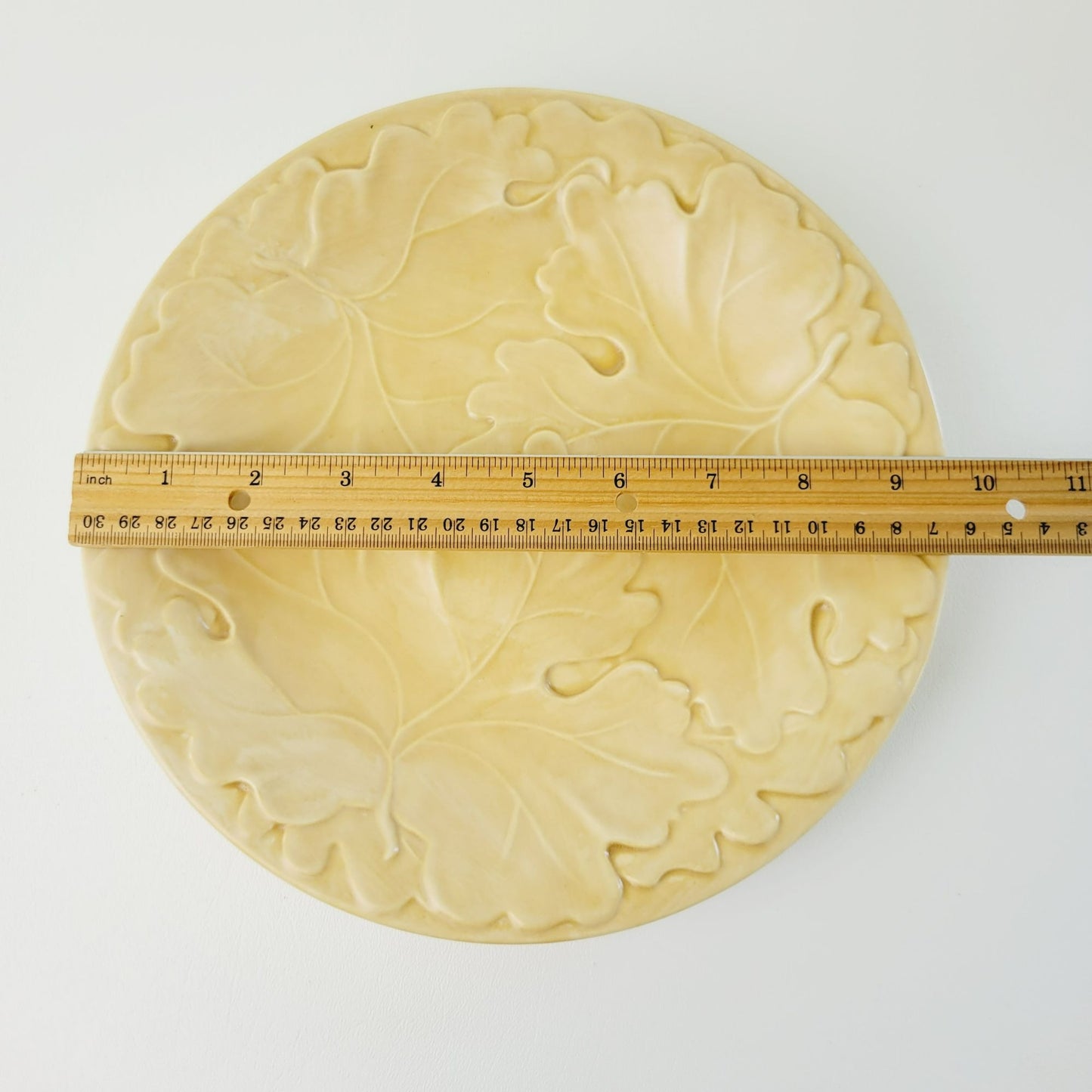 Pfaltzgraff Jamberry Salad Plate, Embossed Leaf Design, c.2000