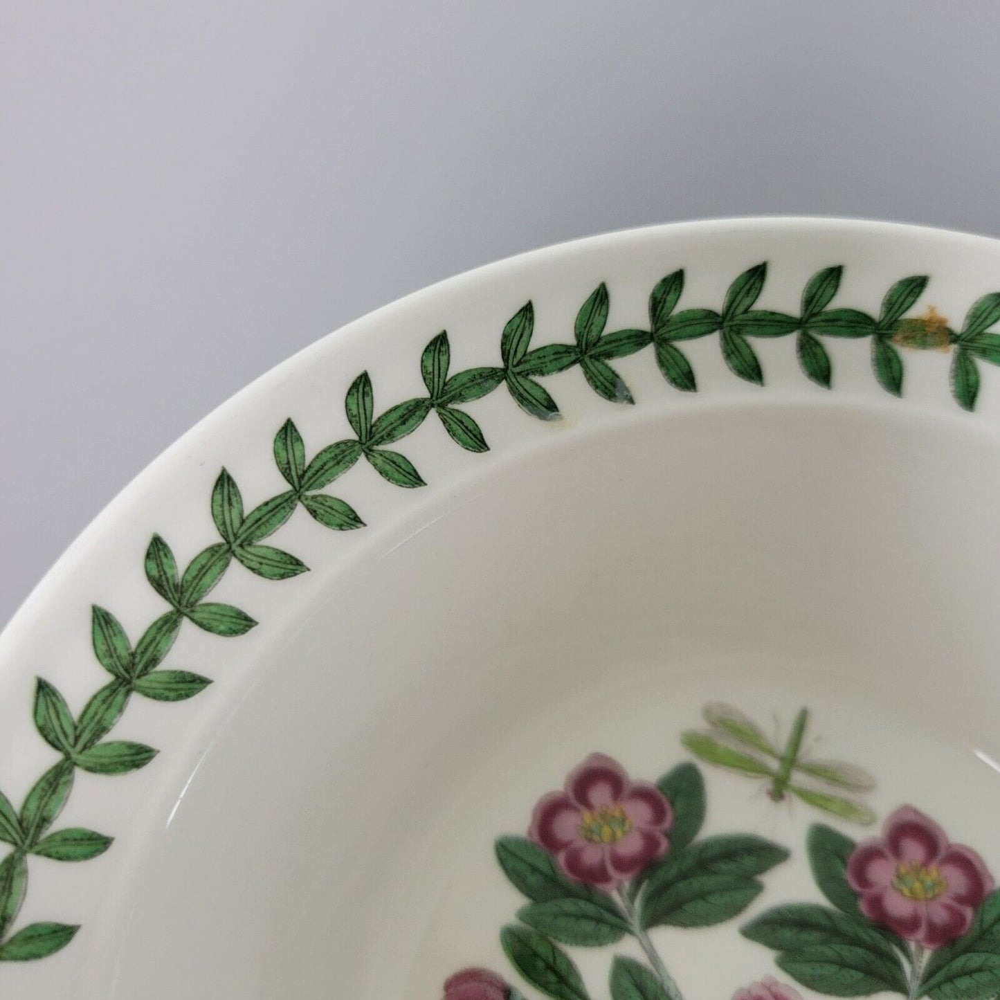Portmeirion Botanic Garden Rim Cereal Bowl, Rhododendron Pattern