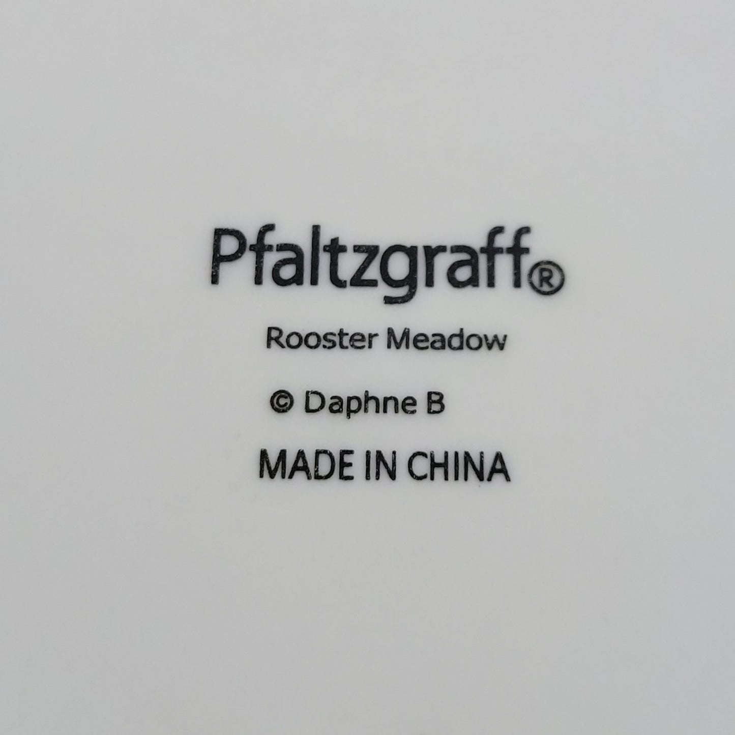 Pfaltzgraff Rooster Meadow Dinner Plate