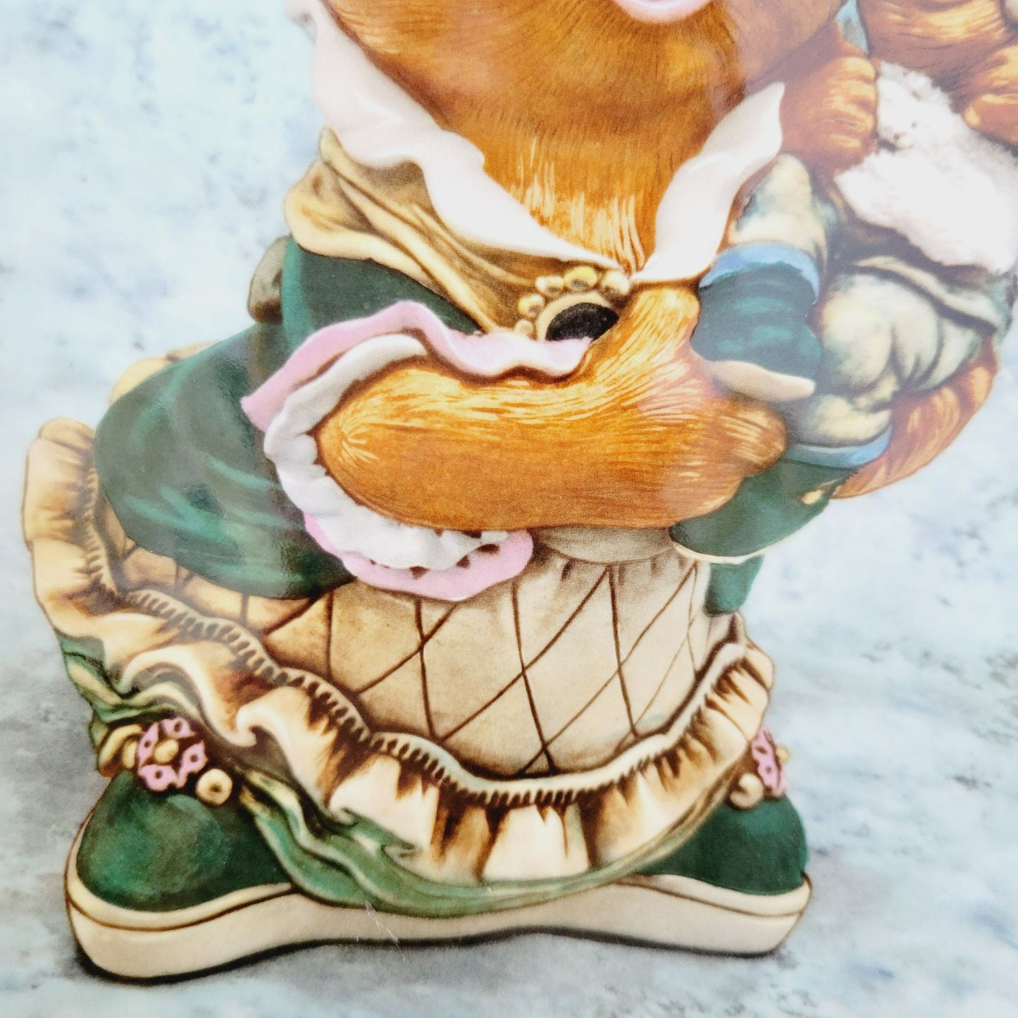 Vintage Mother & Baby Bunny Collectors Plate, Artiest Jean Walmsley Heap, Elizabethan PenDelfin, Made in England