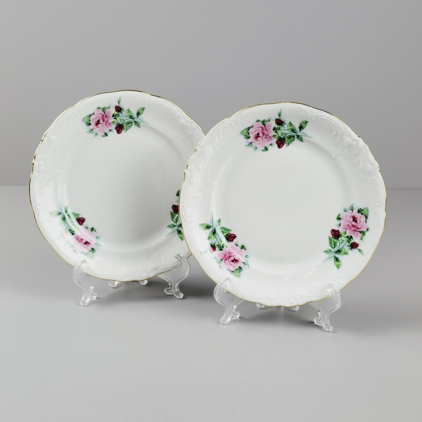 Wawel "Royal Vienna" Bread Plate Set of 2, Made in Poland