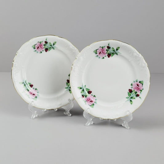 Wawel "Royal Vienna" Bread Plate Set of 2, Made in Poland