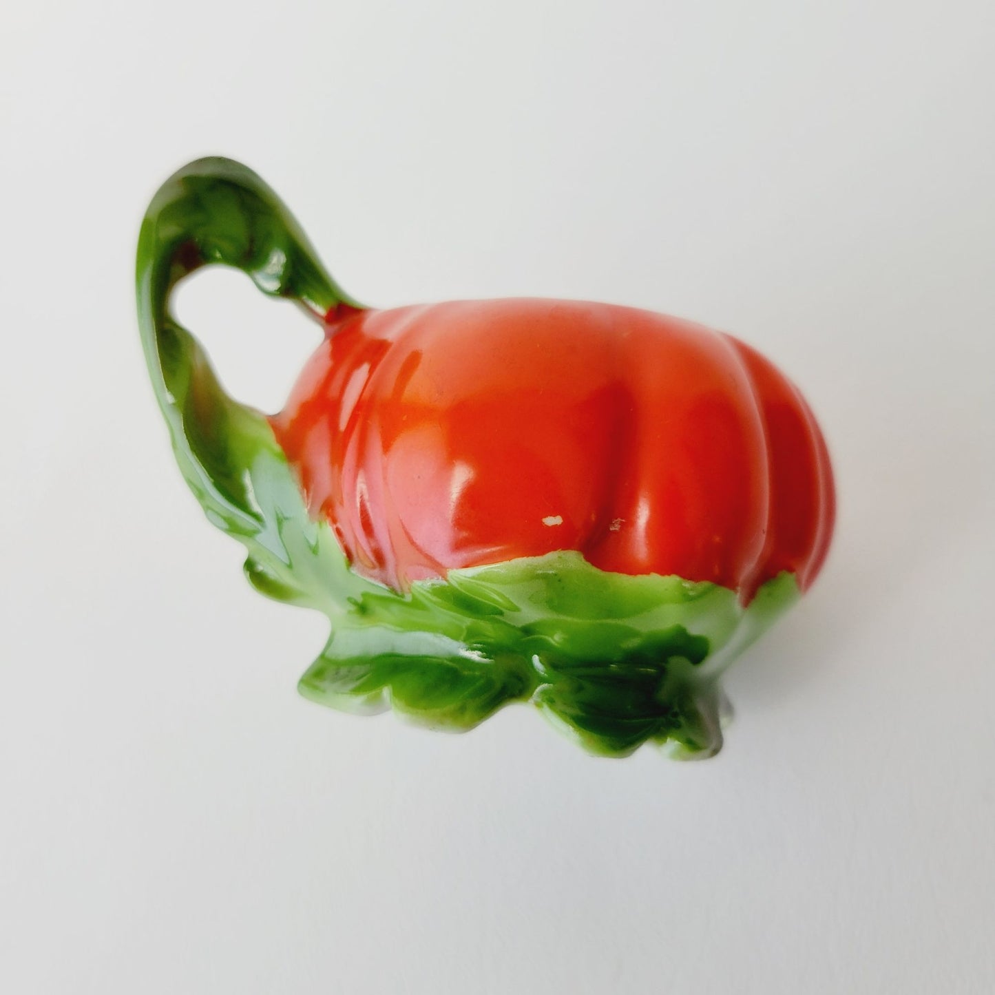Royal Bayreuth Mustard Pot, Tomato Shaped, Made in Germany