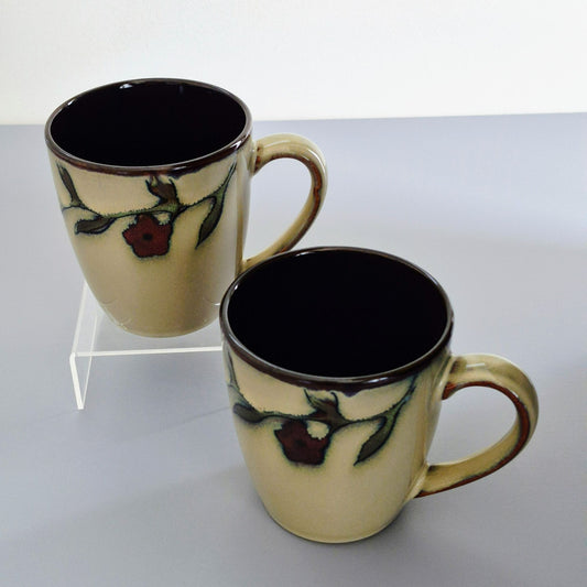 Mikasa "Desert Bloom" Coffee Mug Set c.2009-13