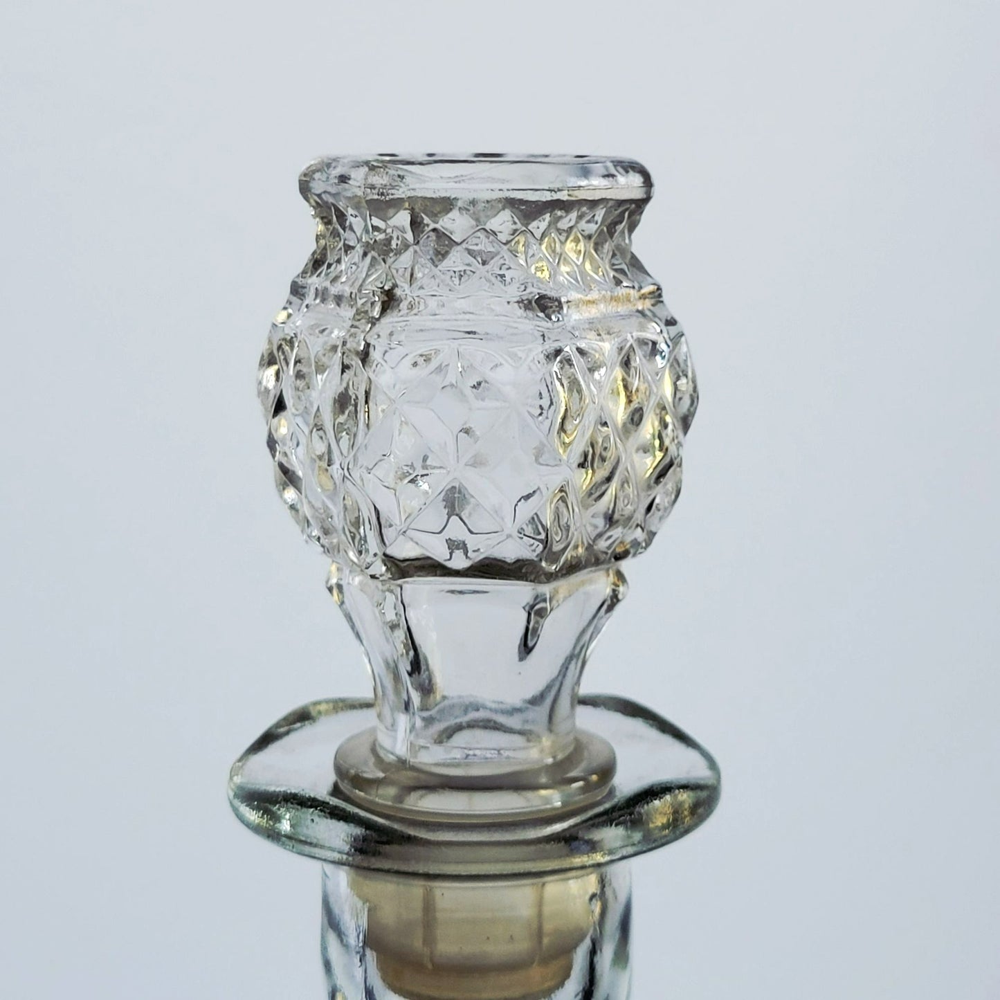 Anchor Hocking Wexford Decanter & Stopper, USA Made