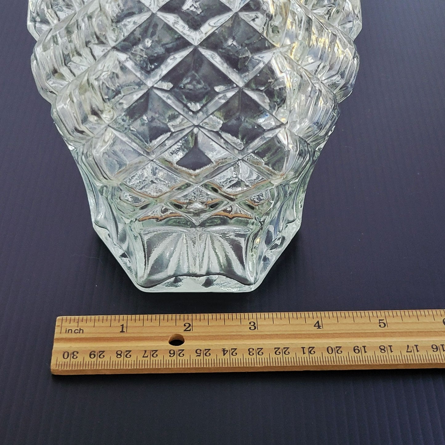 Anchor Hocking Wexford Decanter & Stopper, USA Made