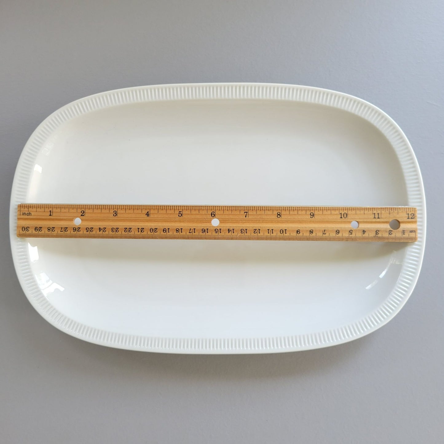 Arzberg Athena White 12" Serving Platter, c.1968-90 Germany
