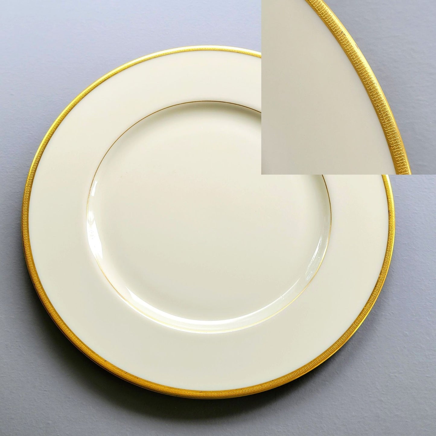 Lenox Tuxedo Dinner Plate, Presidential Collection, USA Made