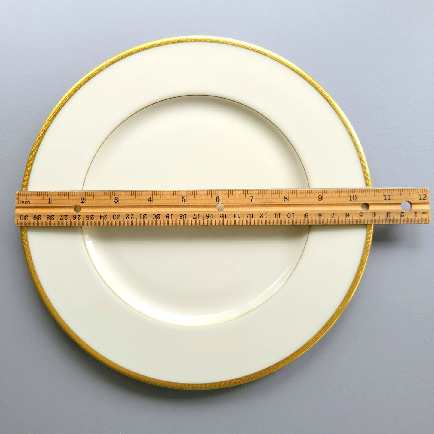 Lenox Tuxedo Dinner Plate, Presidential Collection, USA Made