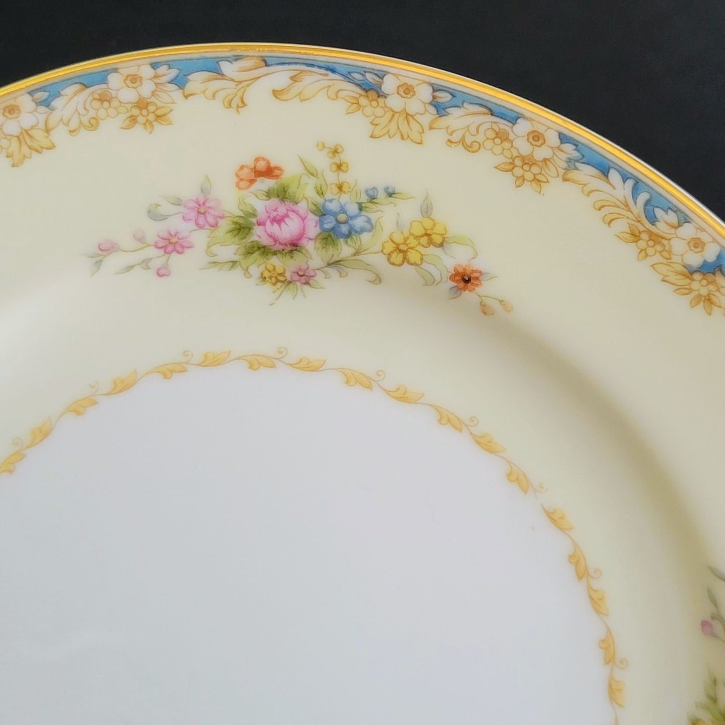 Rose China RO1 Salad Plate, Set of 2, c.1945-48 Occupied Japan
