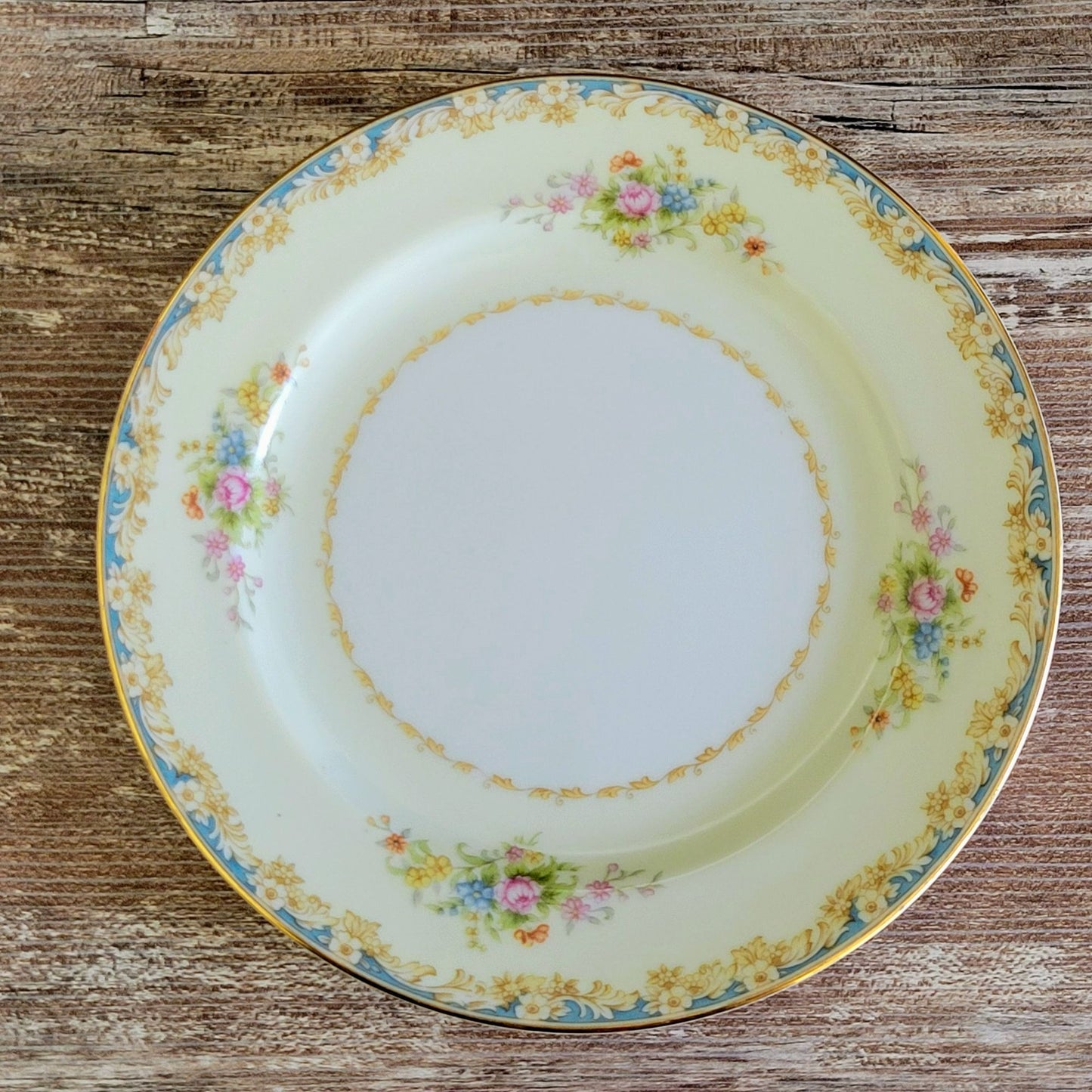 Rose China RO1 Salad Plate, Set of 2, c.1945-48 Occupied Japan