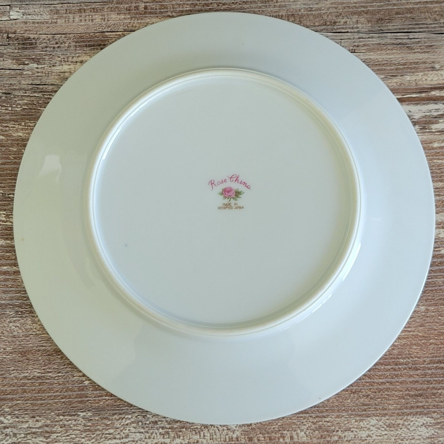 Rose China RO1 Salad Plate, Set of 2, c.1945-48 Occupied Japan